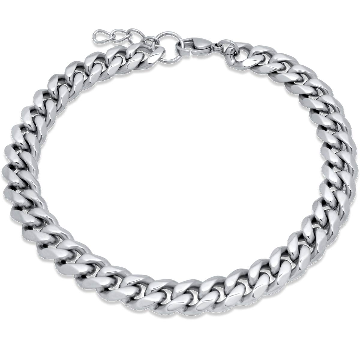 Forcetina Silver Bracelet 8MM Βραχιόλι από ανοξείδωτο ατσάλι 316L